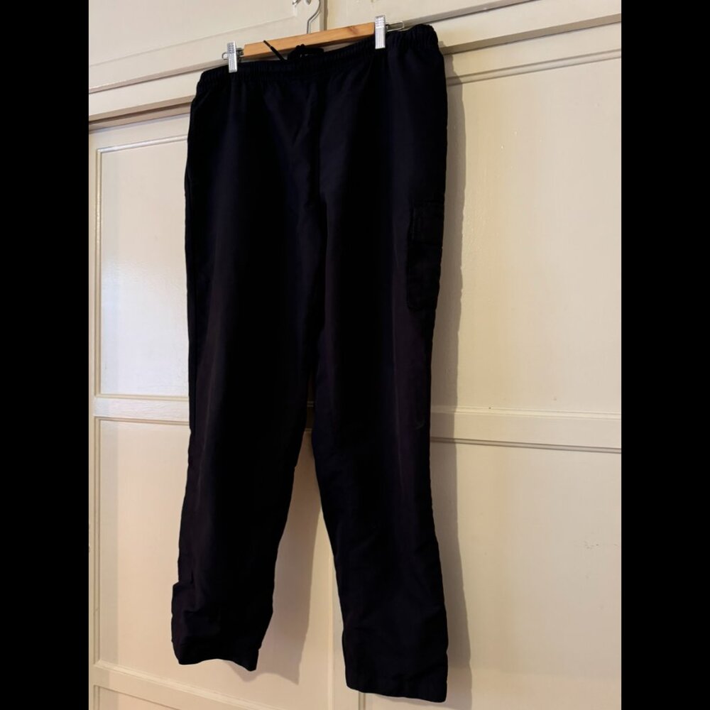 Banana Republic Black Outer Shell Windbreaker Pants 100% Poly Medium (M)